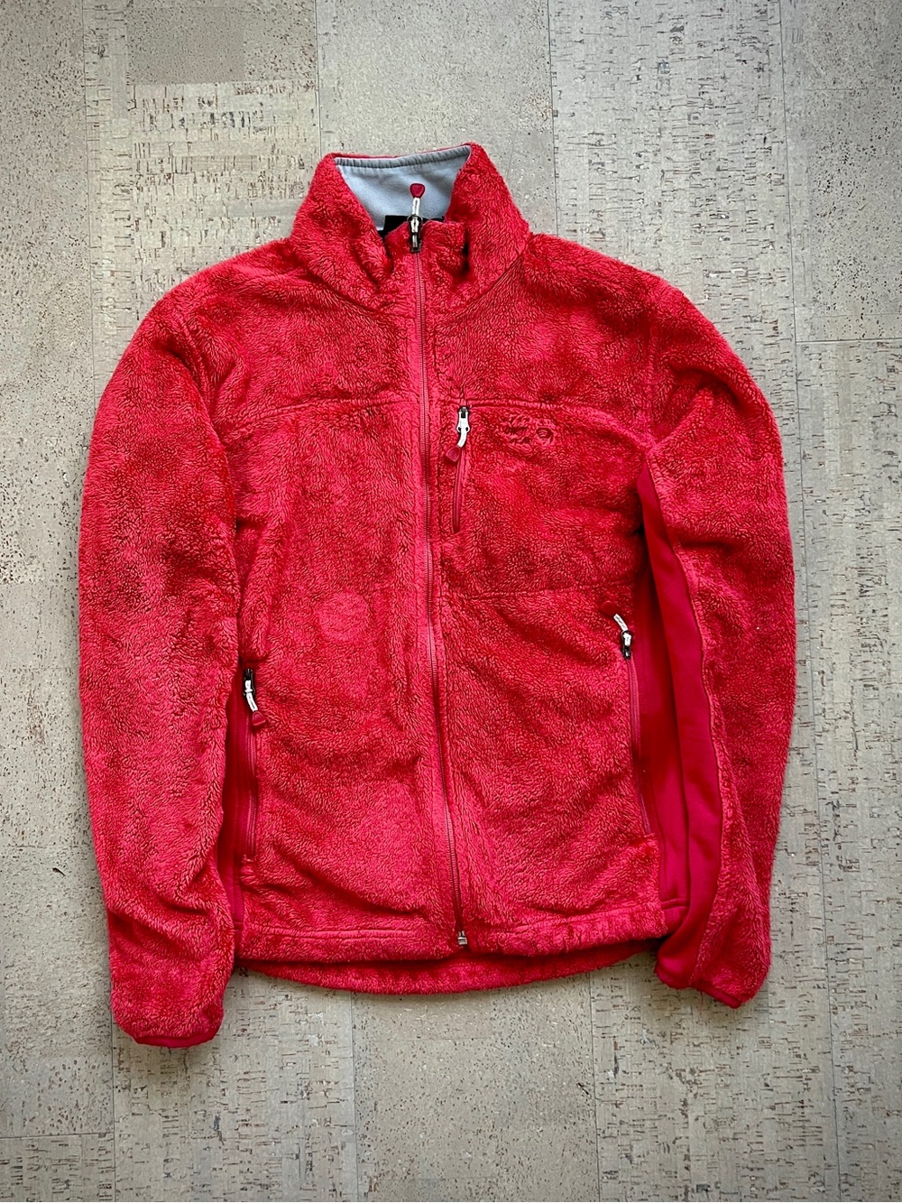 Mountain Hardwear Pyxis Tech Fleece Jacket Womens Small Pink Full Zip Outdoor